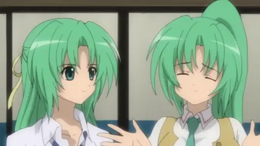 twin anime girls
