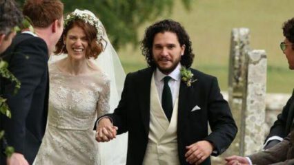 Game of Thrones Co-Stars Harington and Rose Leslie Get Married in Scotland