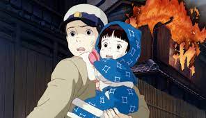 Seita and Setsuko in Grave of the Fireflies