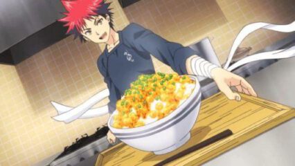 cooking anime about food