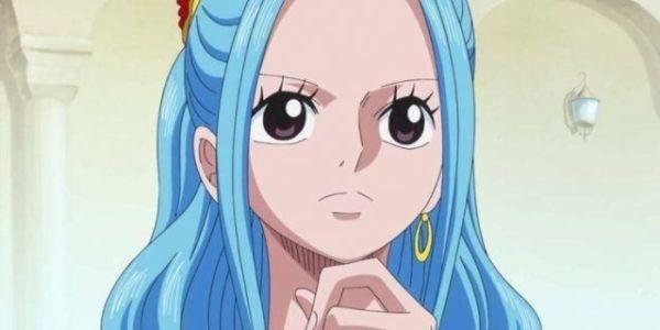 blue hair anime girl