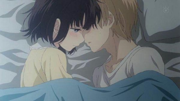 romance anime kiss