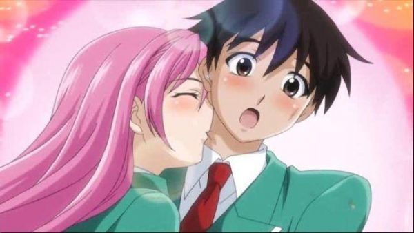 anime kisses