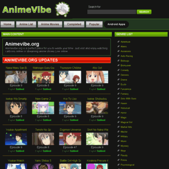 animevibe straming service