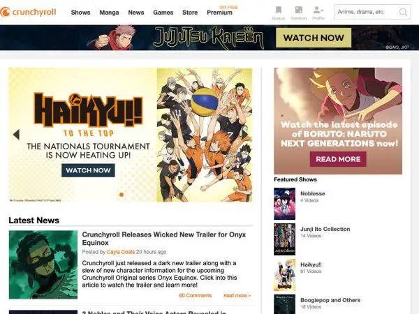 anime news site