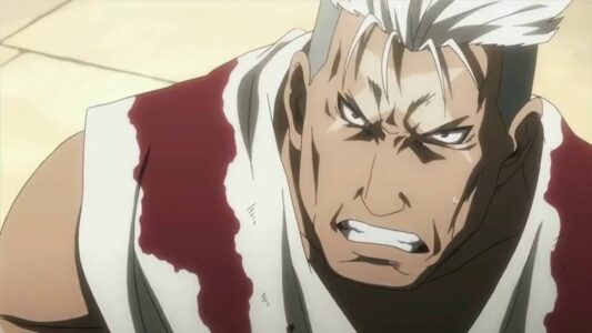 male anime characters with white hair