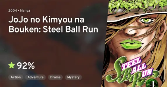 JoJo no Kimyou na Bouken: Steel Ball Run