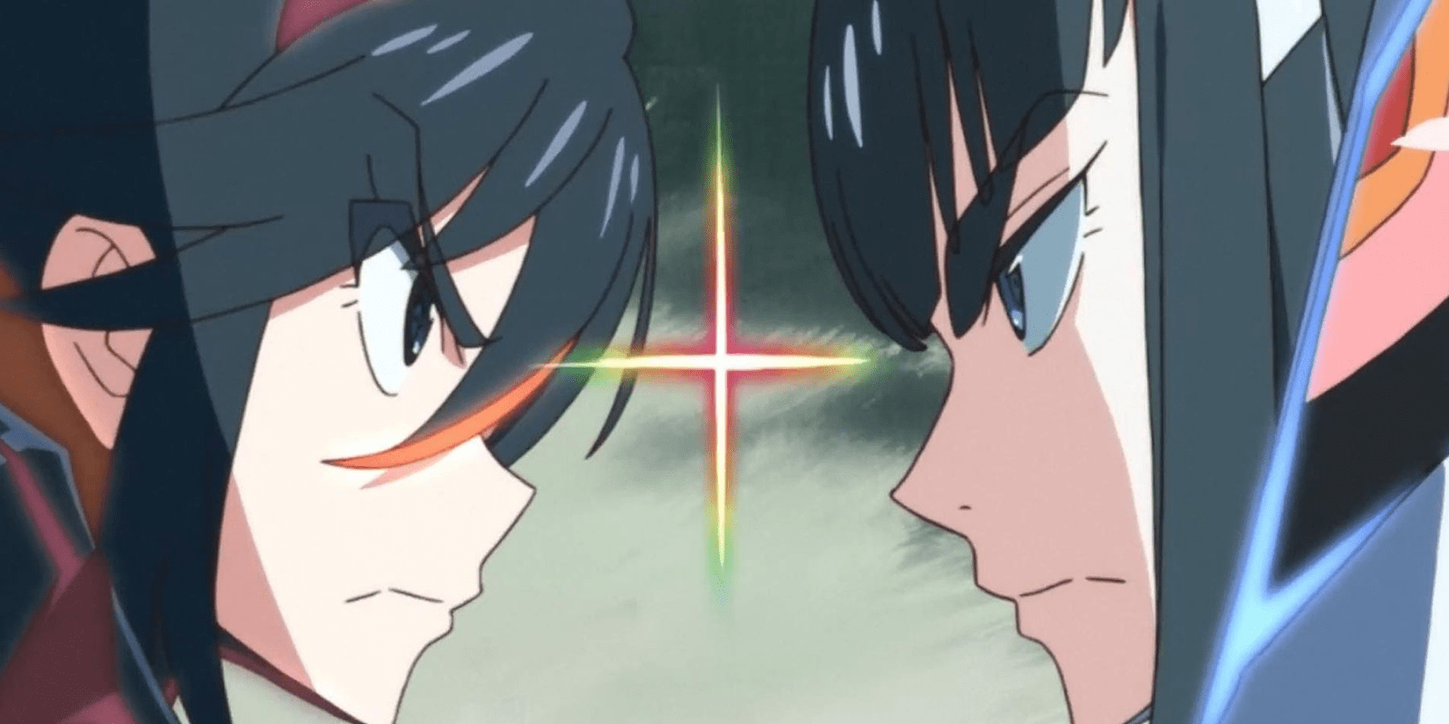 Ryuko Matoi against Satsuki Kiryuin in Kill la Kill anime
