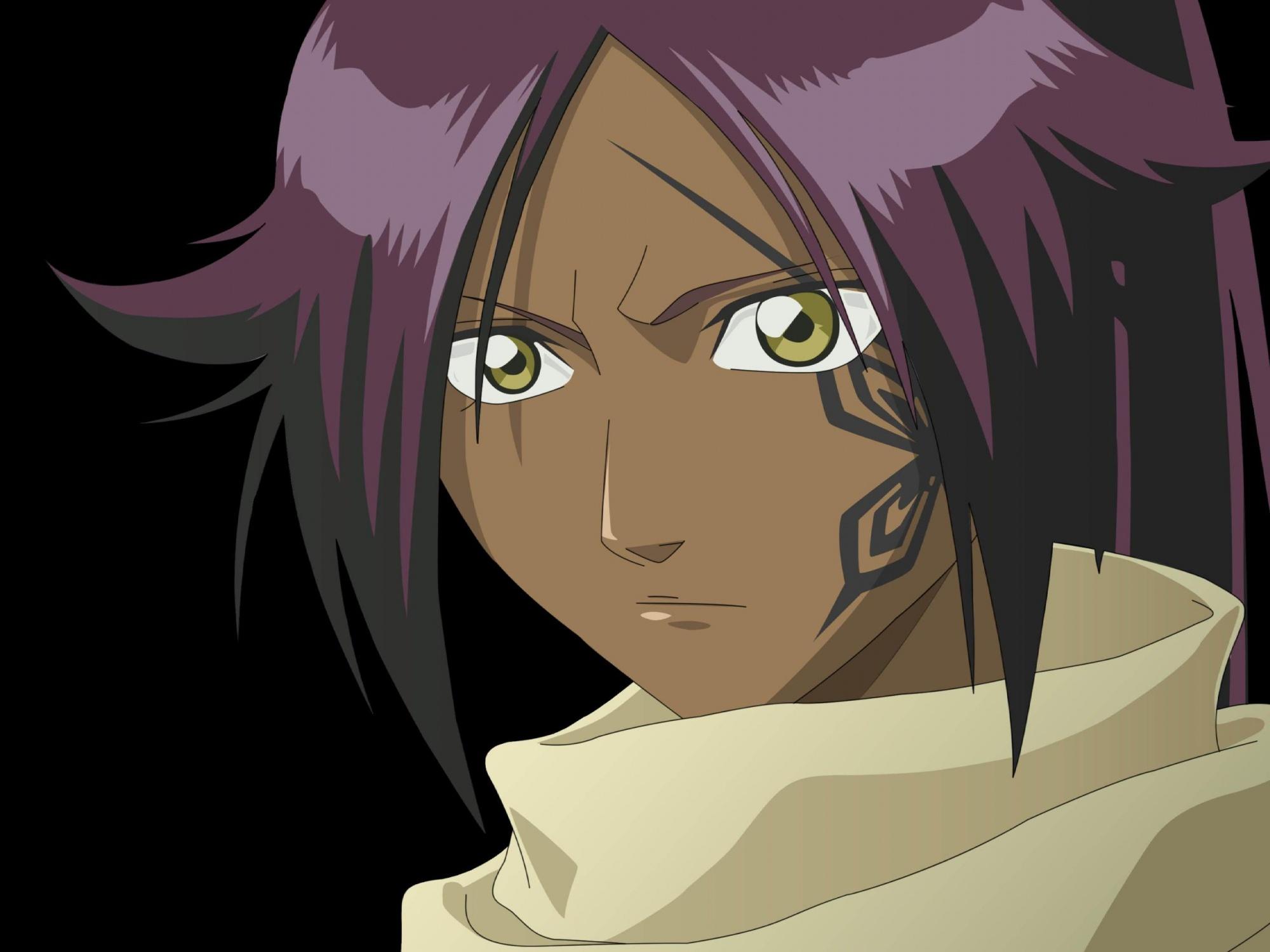 Yoruichi in her cat form in Bleach