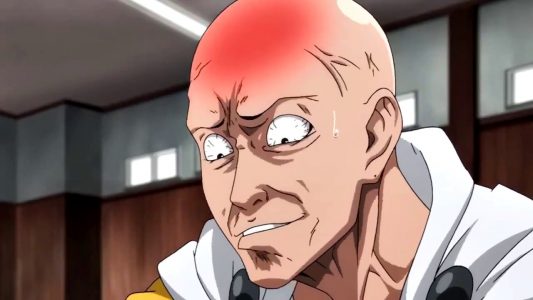 one punch man saitama funny face 