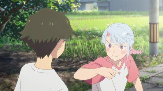 demon human love story in My Oni Girl anime movie