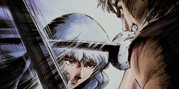 Berserk 1997 screenshot - Guts vs Griffith