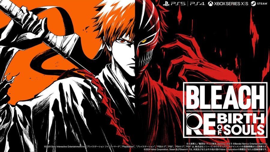 Official key art for Bleach Rebirth of Souls featuring Ichigo Kurosaki