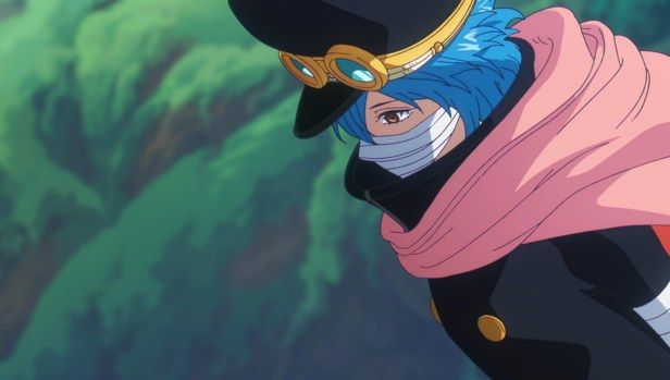 Gunko overwhelming the Straw Hats on the Svarr in One Piece episode 1176