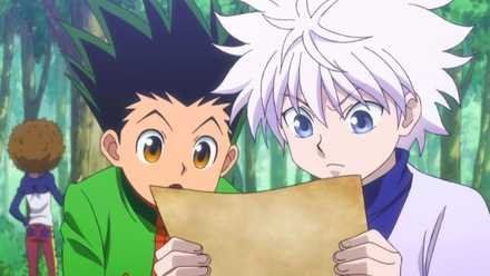 Gon and Killua in Hunter x Hunter (2011).