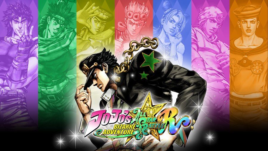 Official key art for JoJo's Bizarre Adventure All-Star Battle R
