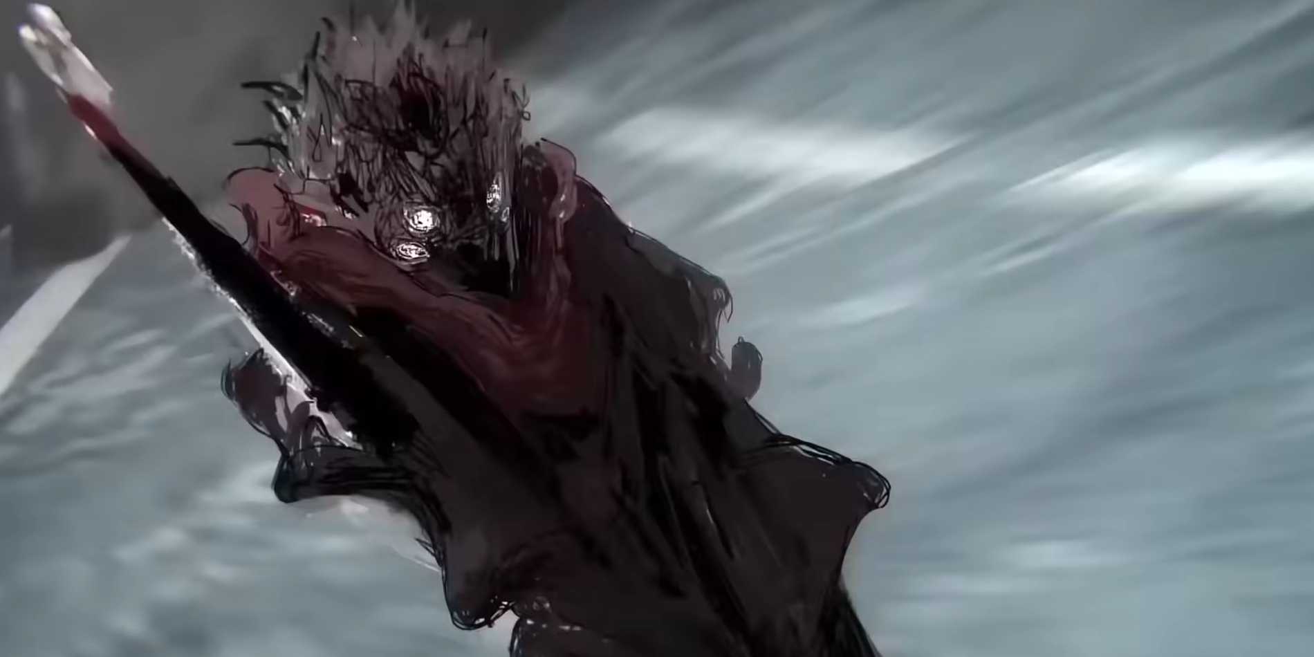 Jujutsu Kaisen Season 2 screenshot - Sukuna vs Mahoraga