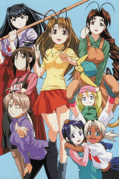 Love Hina anime cover
