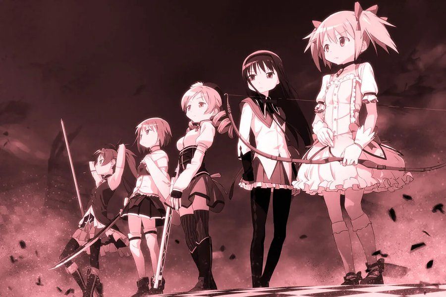 Puella Magi Madoka Magica — Homura and Madoka