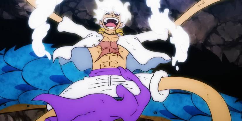 Luffy in Gear 5 in One Piece