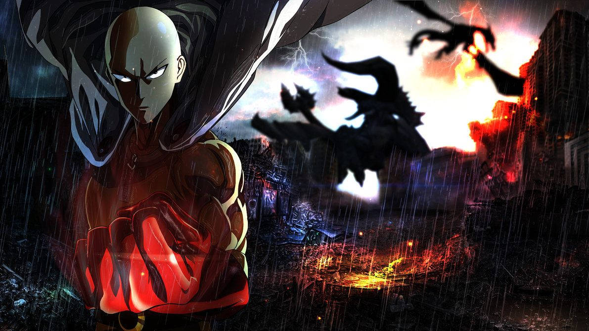 One Punch Man screenshot - Saitama