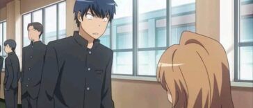 Toradora episode screenshot - Taiga and Ryuuji