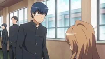 Toradora episode screenshot - Taiga and Ryuuji