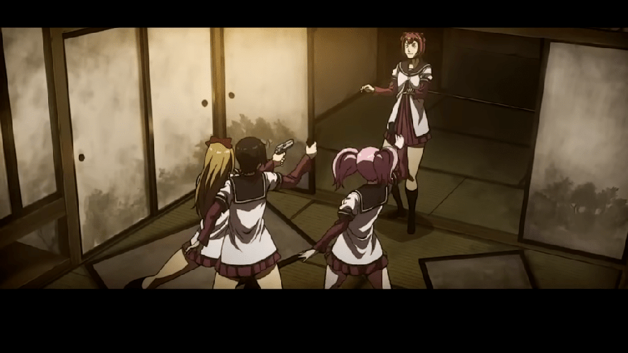A still from Yuru Yuri.