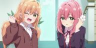 Karane Inda with Hakari in episode 1 of The 100 Girlfriends anime