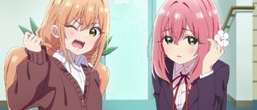 Karane Inda with Hakari in episode 1 of The 100 Girlfriends anime