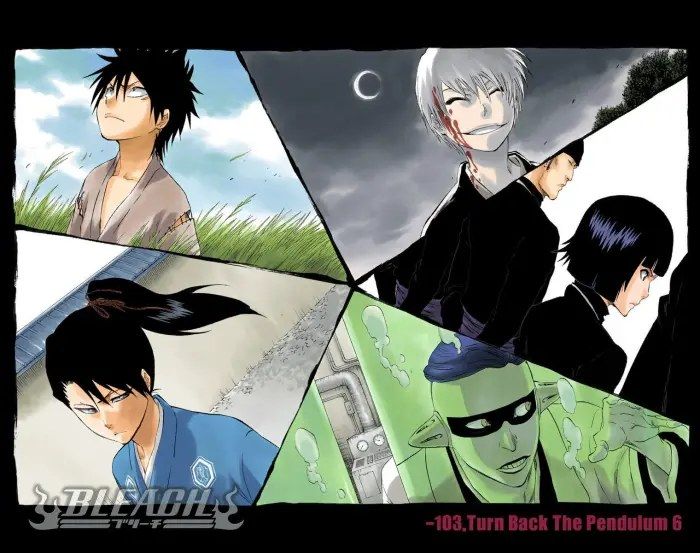 The Visored as young Soul Reaper captains in Turn Back the Pendulum