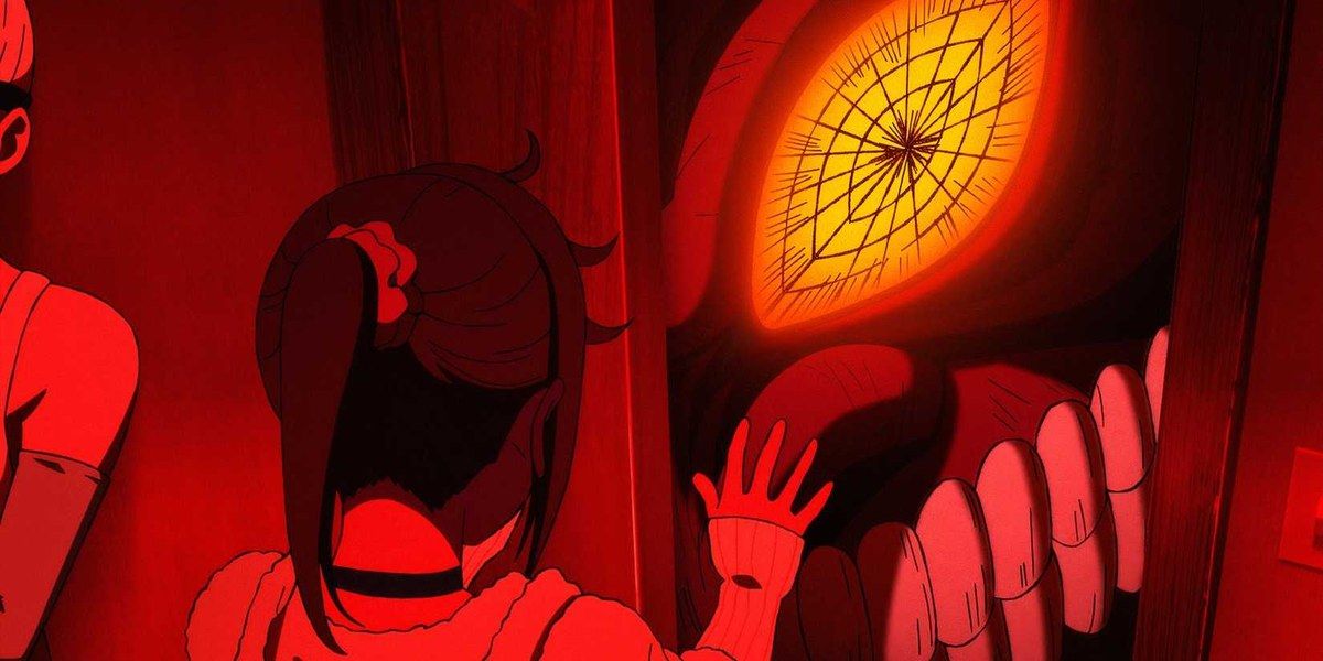 Momo Ayase struggles to hold back Turbo Granny in Dandadan
