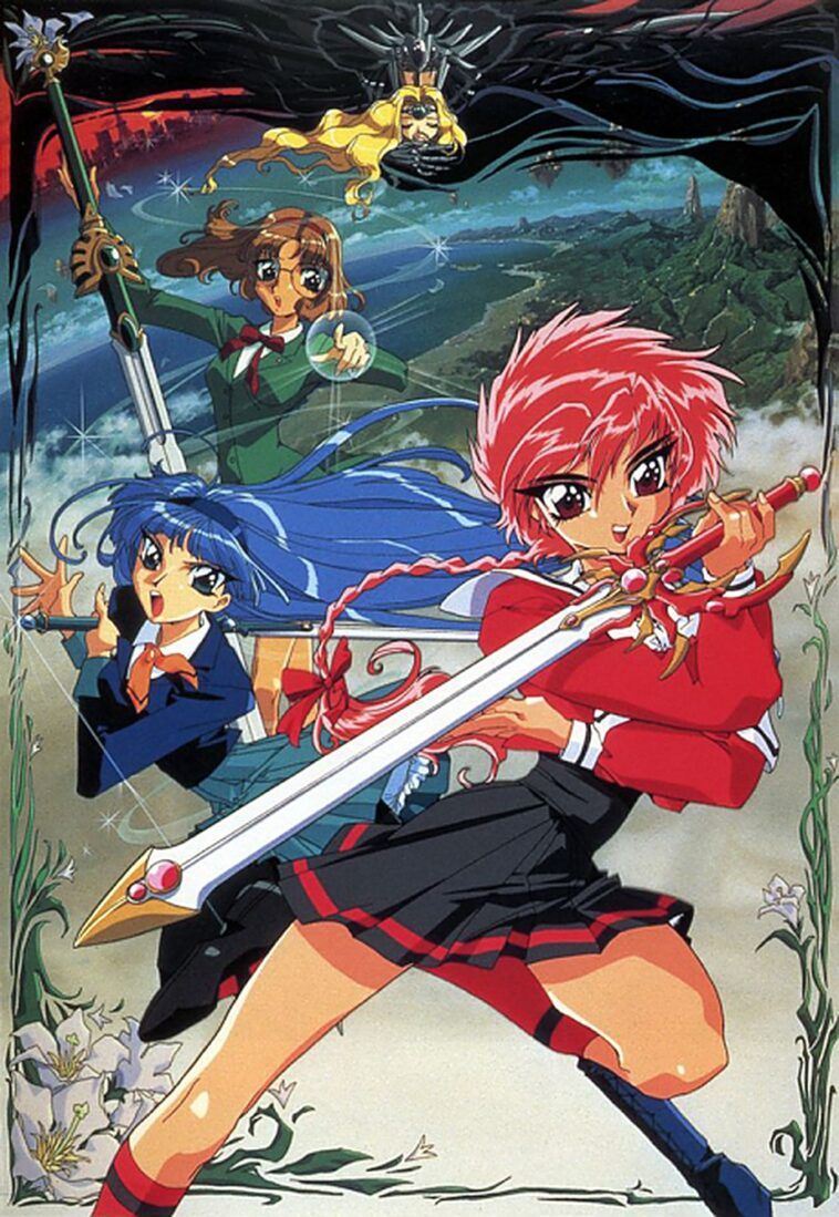 Magic Knight Rayearth classic anime cover art HD