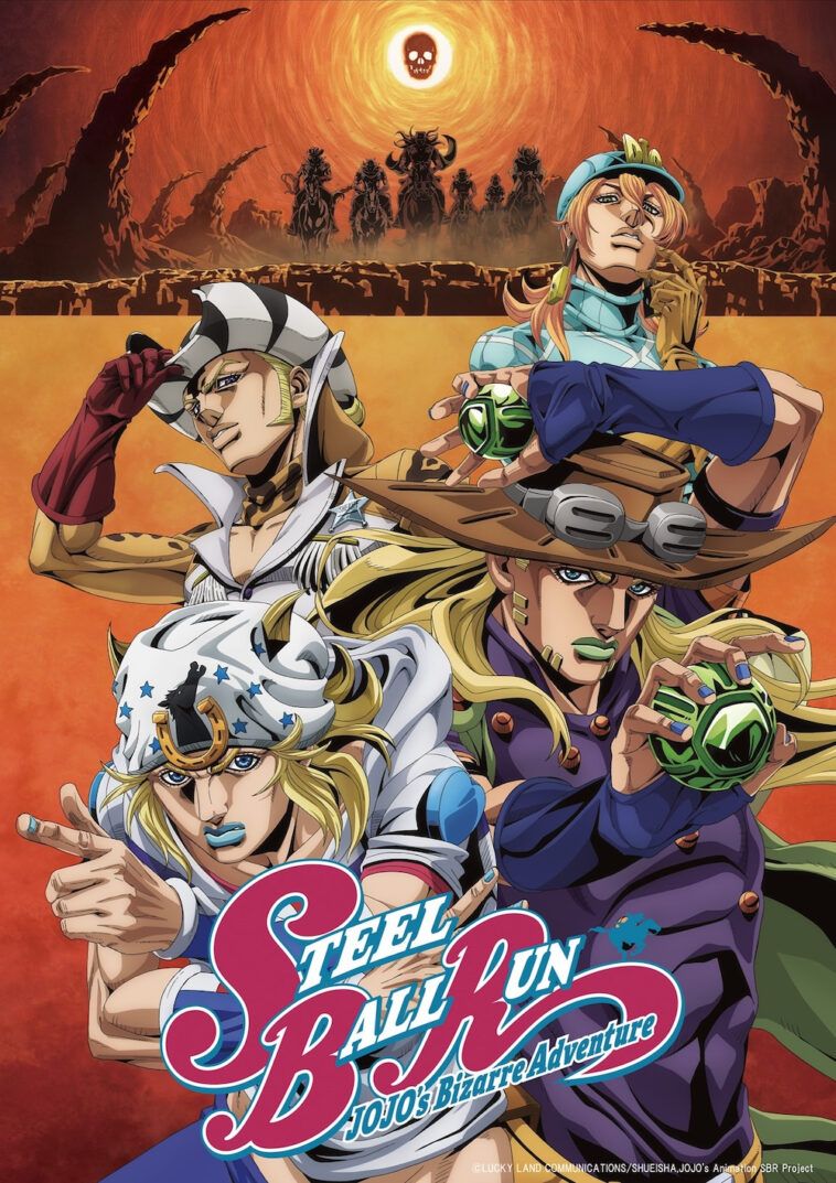 Steel Ball Run 2nd Stage official key visual