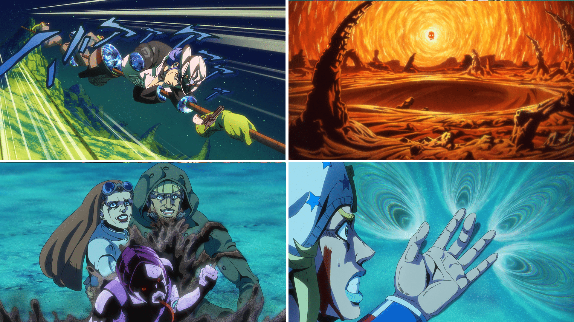Steel Ball Run Episode 4: the Devil's Palm desert confrontation